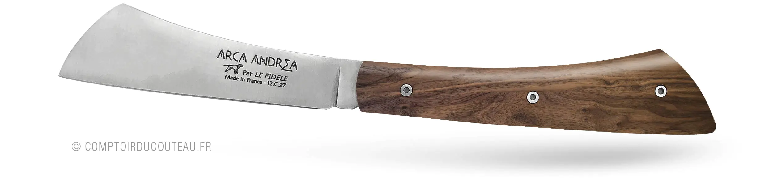 couteau Arca Andrea manche noyer par le fidele