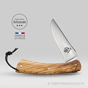 couteau camembert manche olivier ouvert