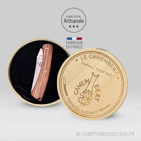 couteau le camembert livré dans boite à camambert