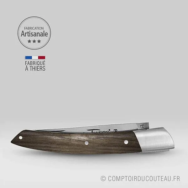 Couteau Le Thiers® Manche Wengé 12 cm 1 Mitre Inox – Image 2