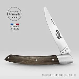 couteau Le Thiers 12 cm 1 mitre bois wenge par BJB pas cher ouvert