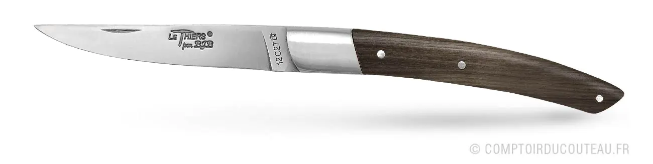 couteau Le Thiers 12 cm 1 mitre bois wenge par BJB pas cher