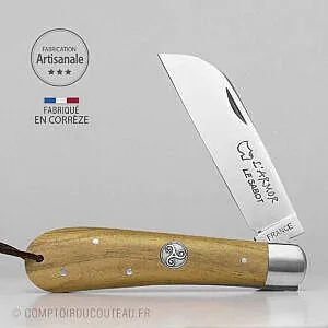 Couteau Armor (London) teck Médaillon Triskell