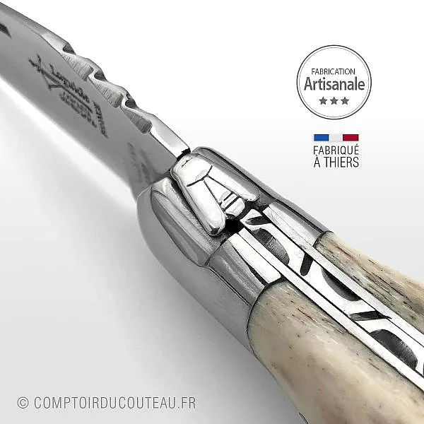 Couteau Outdoor LAGUIOLE G.DAVID 2P Cerf 12cm – Image 2