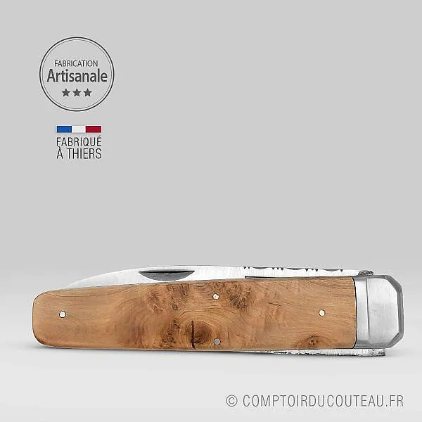 couteau chasse hallali doris chastel genevrier 14 cm fermé