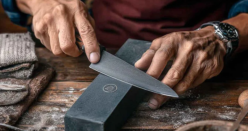méthodes d'affutage de couteau de poche selon le type d'acier