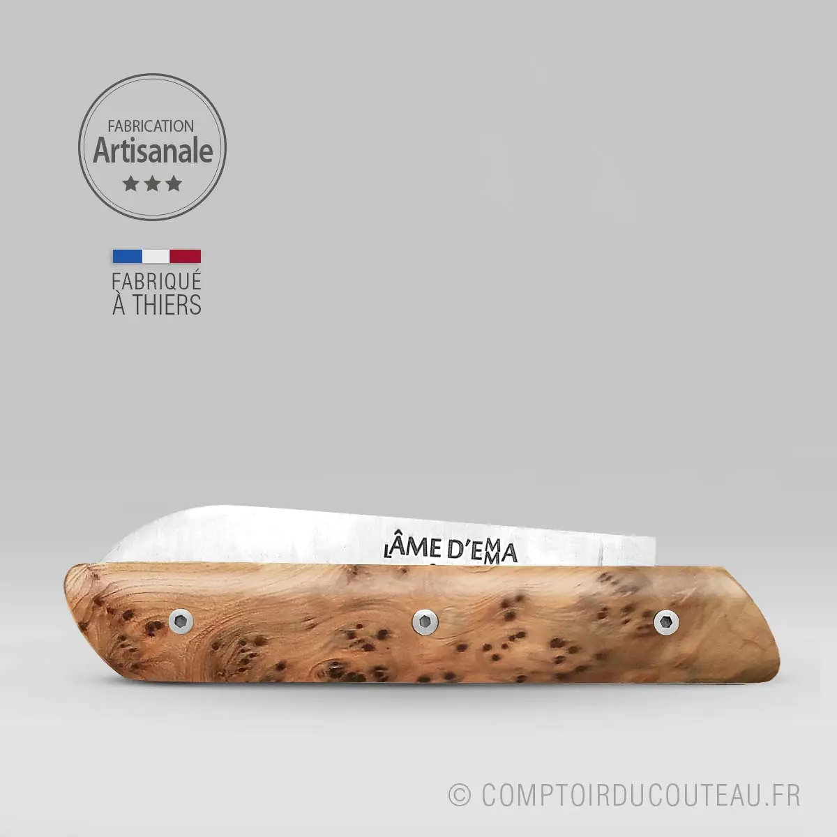 Couteau le l'Âme d'Emma® - Manche Genévrier – Image 2