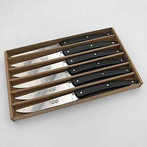 coffret 6 couteaux de table le thiers ebene, meilleur rapport qualite prix