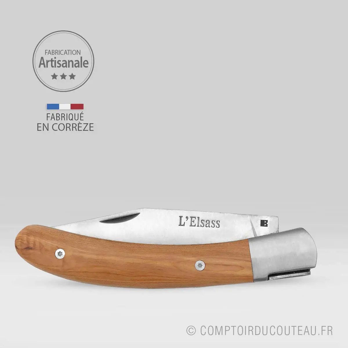 couteau regional alsacien l'elsass fermé