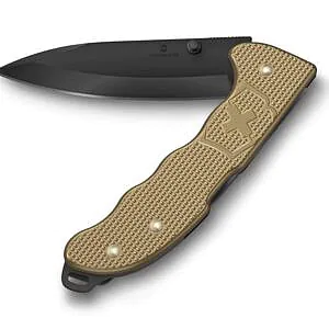 Evoke BS Alox Beige – Couteau suisse Victorinox pliant avec lame noire