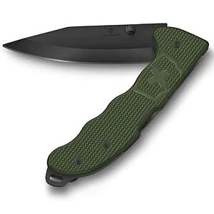 Evoke BSH Alox Olive – Couteau suisse Victorinox pliant à lame noire