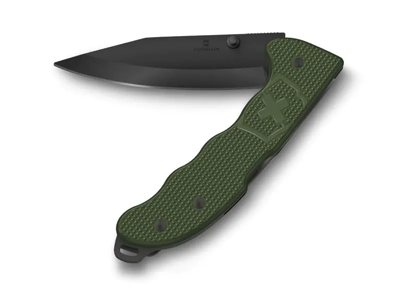 Evoke BSH Alox Olive – Couteau suisse Victorinox pliant à lame noire