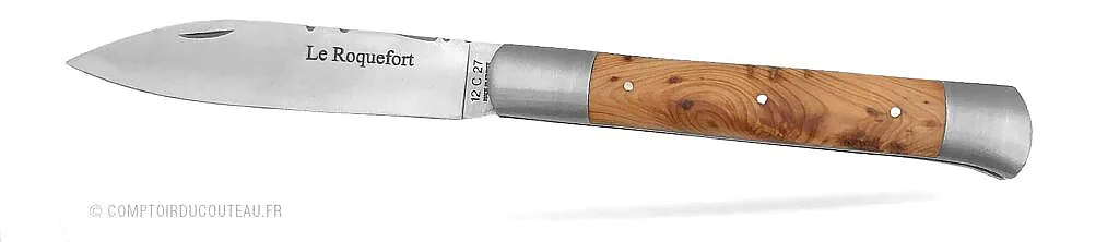 couteau roquefort manche genevrier