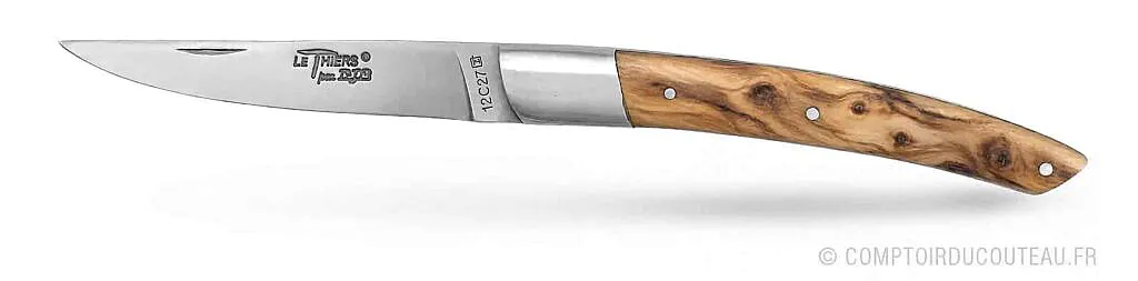 couteau le thiers en bois de genevrier